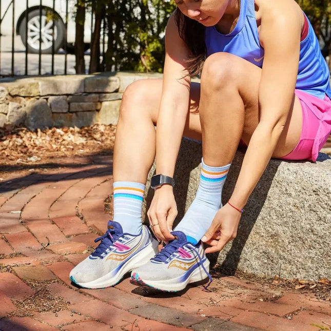 Darn Tough | Run Socke Stride Lightweight | Damen | Himmel