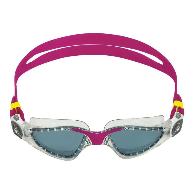 AquaSphere | Kayenne Small | Dark Lens | Clear / Raspberry