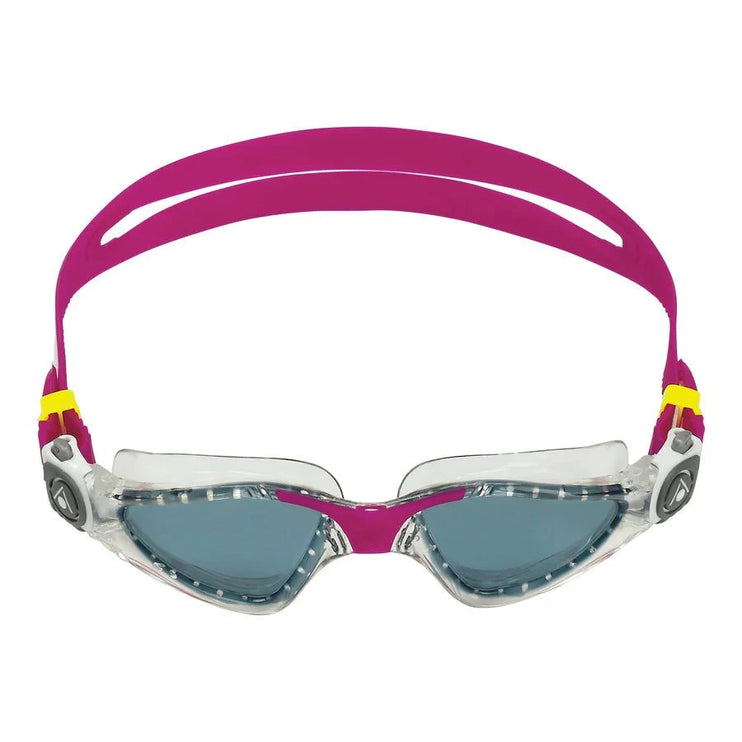 AquaSphere | Kayenne Small | Dark Lens | Clear / Raspberry