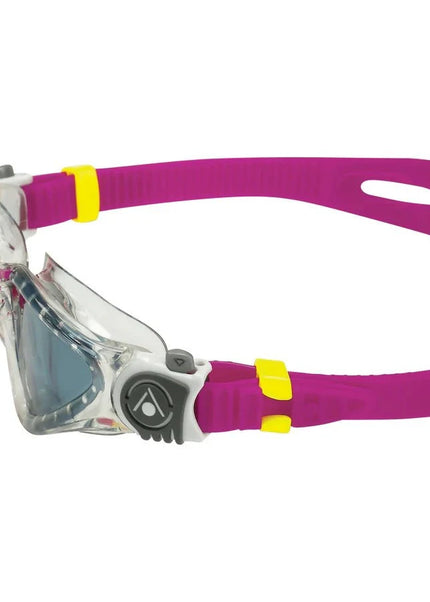 AquaSphere | Kayenne Small | Dark Lens | Clear / Raspberry