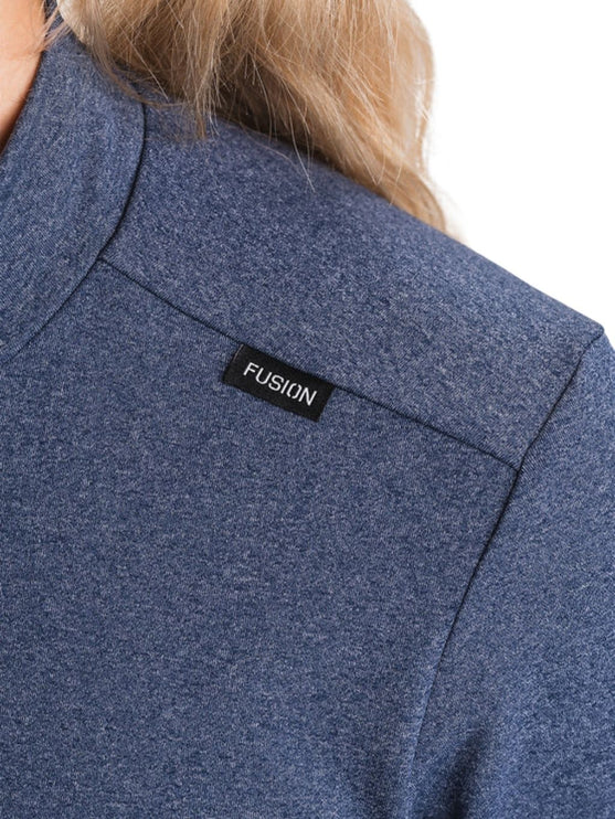 FUSION | C3 Zip Neck | Dames | Night Blue