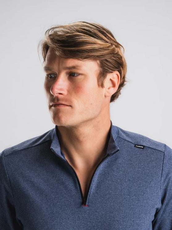 FUSION | C3 Zip Neck | Heren | Night Blue