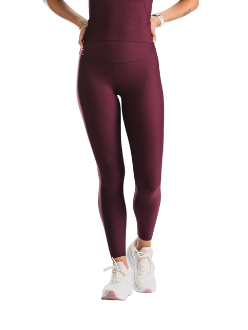 FUSION | High Rise Tights Pocket | Dames | Bordeaux