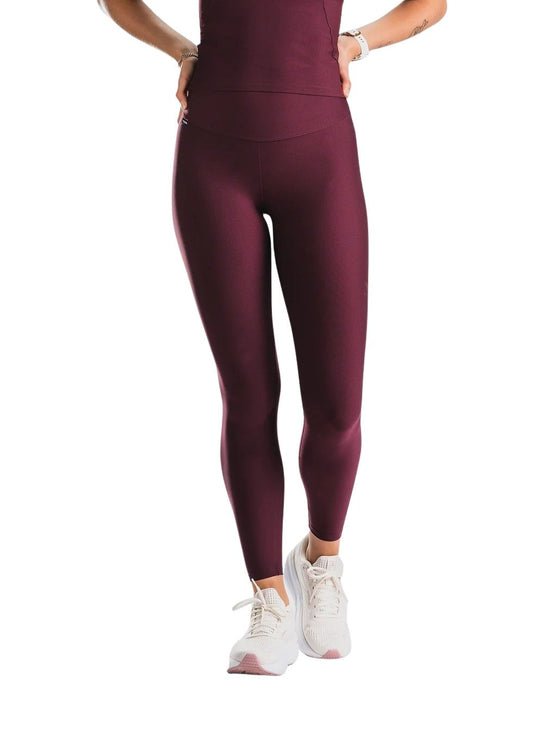 FUSION | High Rise Tights Pocket | Dames | Bordeaux