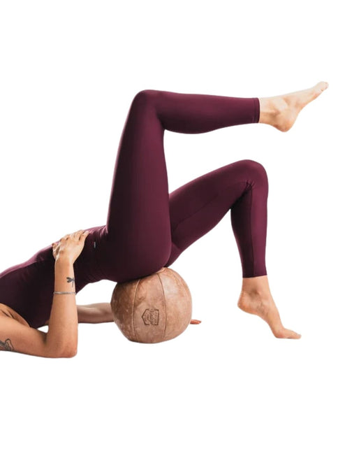 FUSION | High Rise Tights Pocket | Dames | Bordeaux