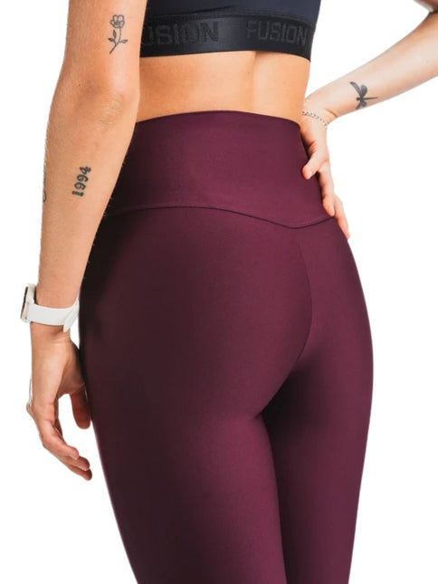 FUSION | High Rise Tights Pocket | Dames | Bordeaux