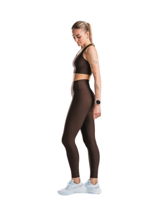 FUSION | High Rise Tights | Dames | Dark Brown
