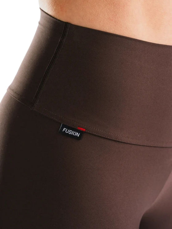 FUSION | High Rise Tights | Dames | Dark Brown
