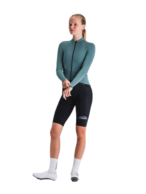 FUSION | Light LS Cycling Jersey | Dames | Green