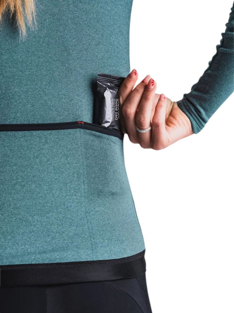 FUSION | Light LS Cycling Jersey | Dames | Green