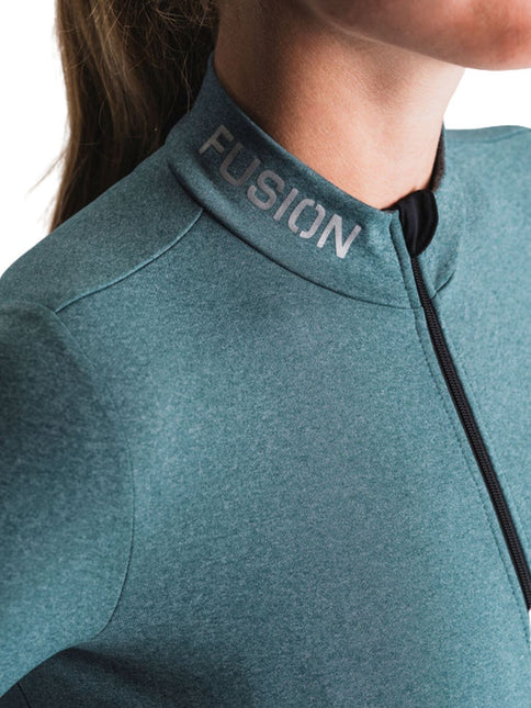 FUSION | Light LS Cycling Jersey | Dames | Green