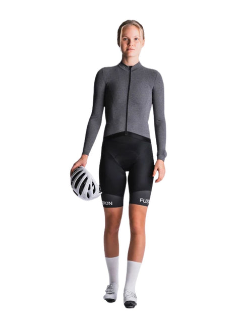 FUSION | Light LS Cycling Jersey | Dames | Grey