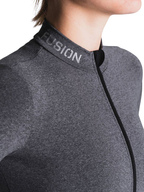 FUSION | Light LS Cycling Jersey | Dames | Grey