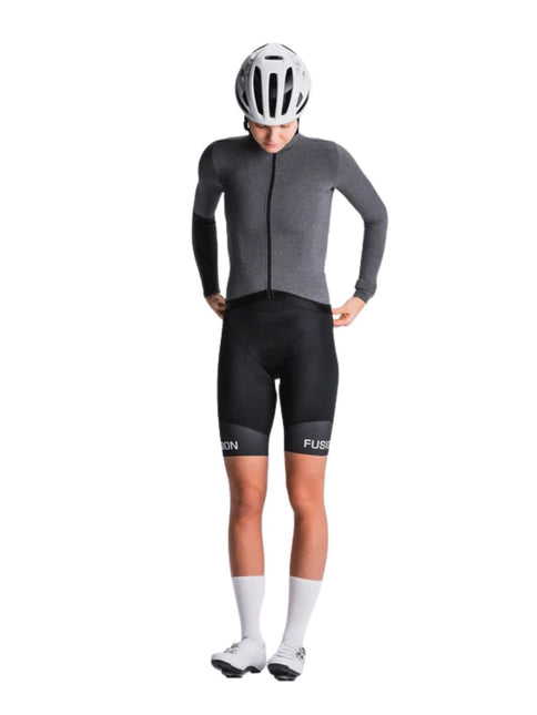 FUSION | Light LS Cycling Jersey | Dames | Grey