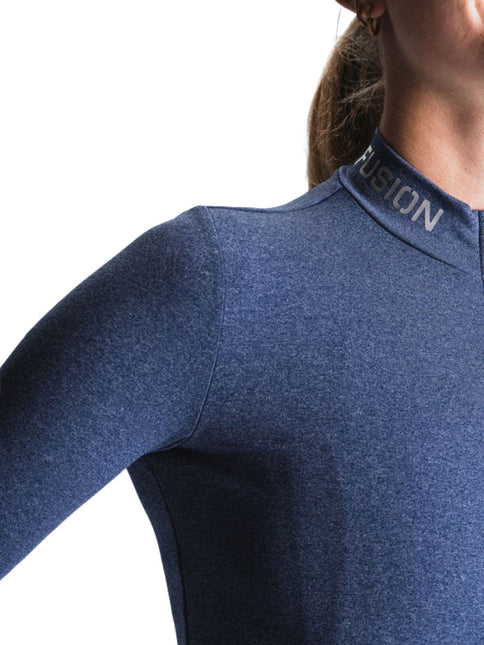 FUSION | Light LS Cycling Jersey | Dames | Night Blue
