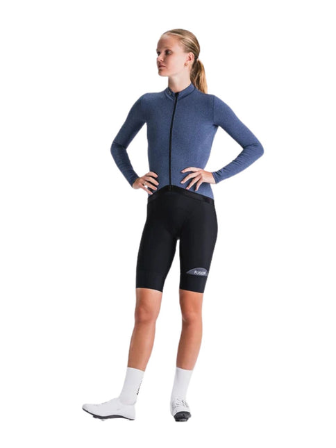 FUSION | Light LS Cycling Jersey | Dames | Night Blue