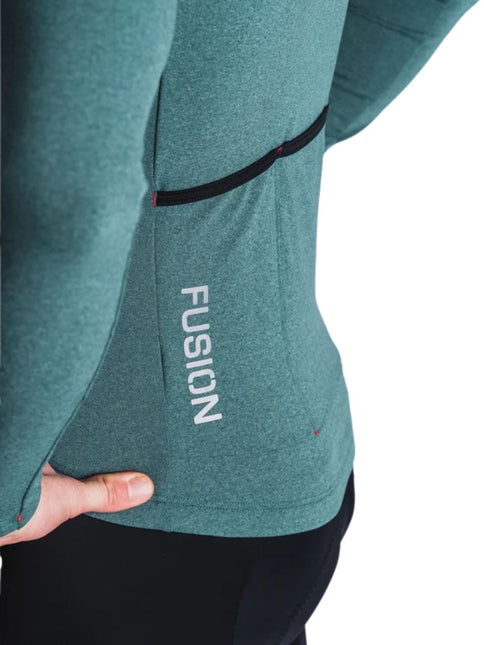 FUSION | Light LS Cycling Jersey | Heren | Green