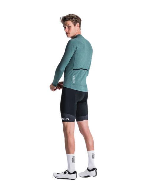 FUSION | Light LS Cycling Jersey | Heren | Green
