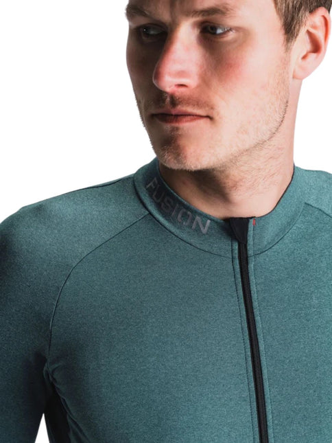 FUSION | Light LS Cycling Jersey | Heren | Green
