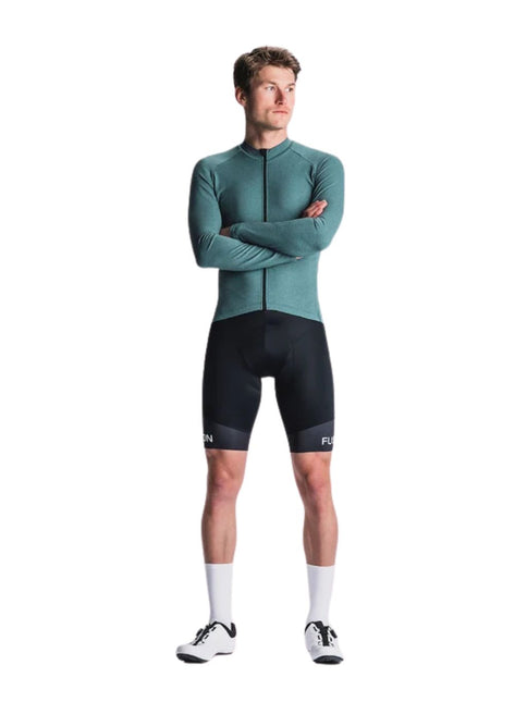 FUSION | Light LS Cycling Jersey | Heren | Green