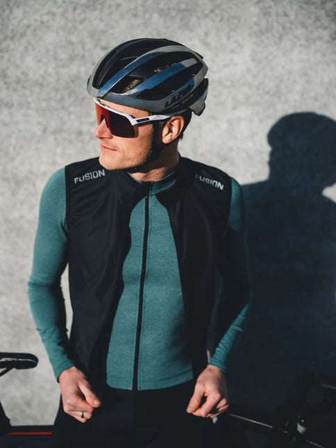 FUSION | Light LS Cycling Jersey | Heren | Green