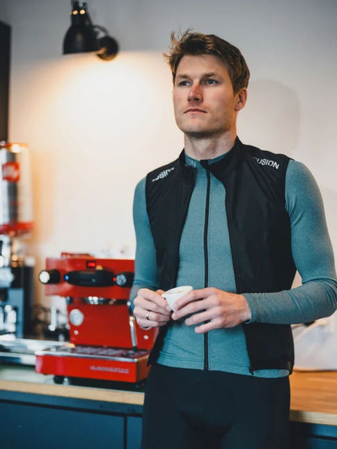 FUSION | Light LS Cycling Jersey | Heren | Green