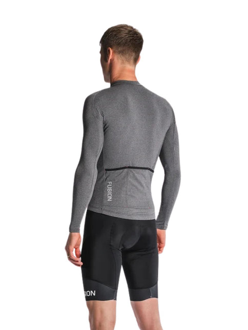 FUSION | Light LS Cycling Jersey | Heren | Grey