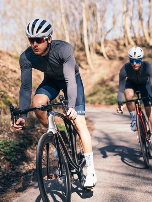 FUSION | Light LS Cycling Jersey | Heren | Grey