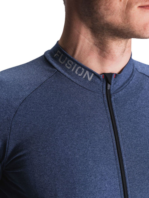 FUSION | Light LS Cycling Jersey | Heren | Night Blue