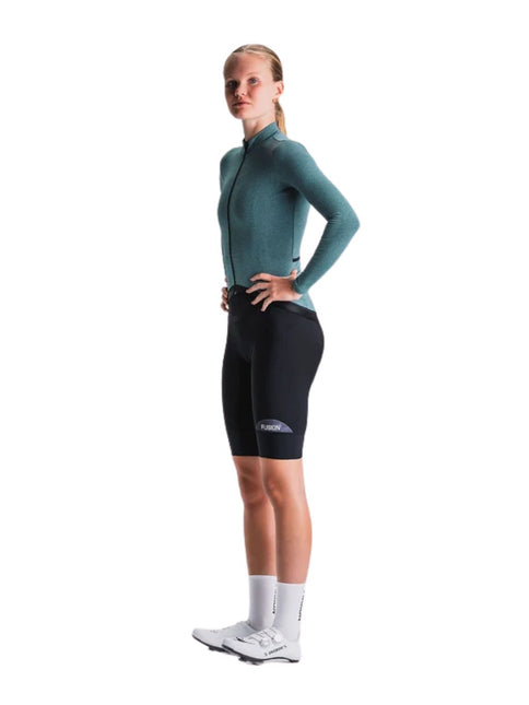 FUSION | Light LS Cycling Jersey | Dames | Green