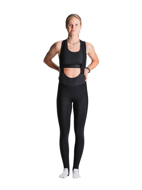 FUSION | Long Bib Tights | Dames | Black