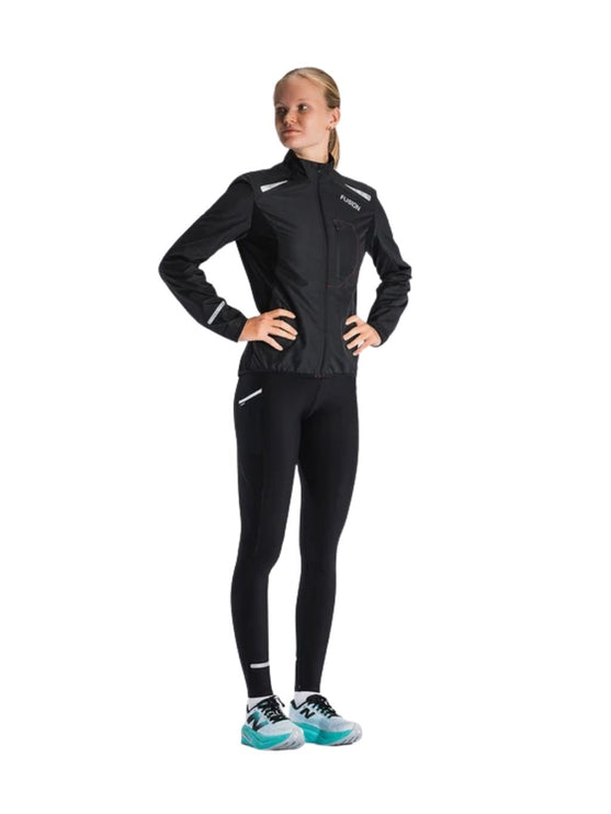 FUSION | S1 Run Jacket | Dames | Black