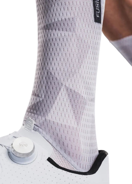 FUSION | TEMPO Aero Sock | Unisex | White / Grey