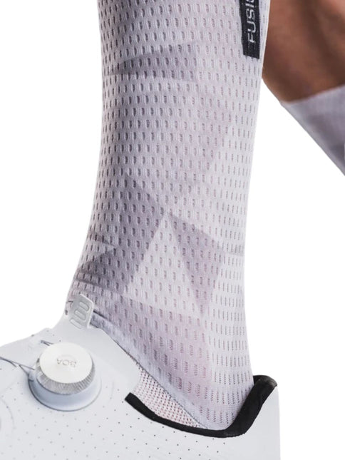 FUSION | TEMPO Aero Sock | Unisex | White / Grey