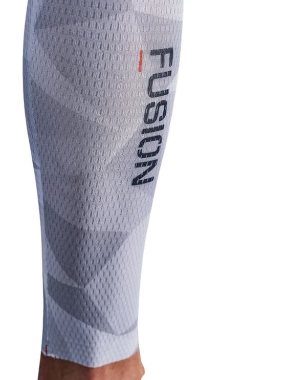 FUSION | TEMPO ONE Calf Sleeves | White / Grey