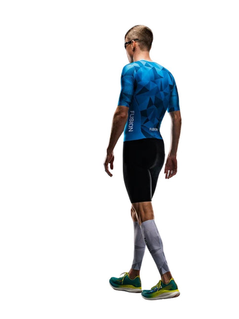 FUSION | TEMPO ONE Calf Sleeves | White / Grey