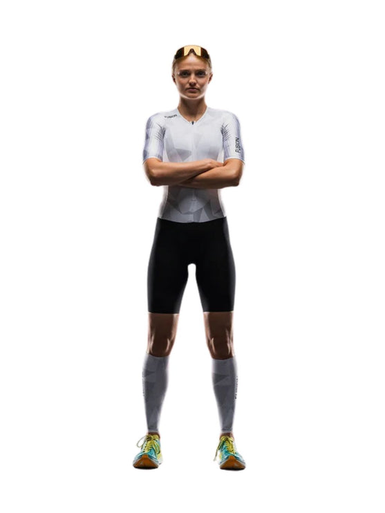 FUSION | TEMPO ONE Trisuit | Dames | White / Grey