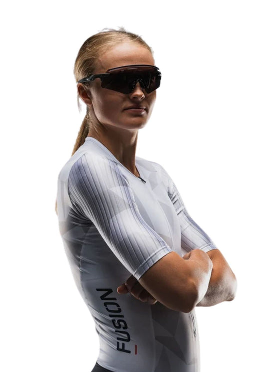 FUSION | TEMPO ONE Trisuit | Dames | White / Grey
