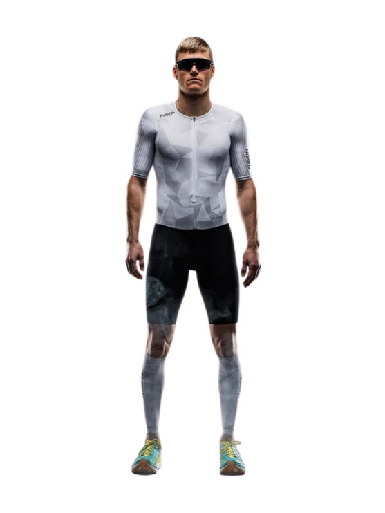 FUSION | TEMPO ONE Trisuit | Heren | White / Grey