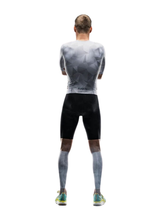 FUSION | TEMPO ONE Trisuit | Heren | White / Grey