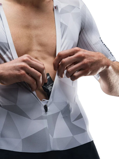 FUSION | TEMPO ONE Trisuit | Heren | White / Grey