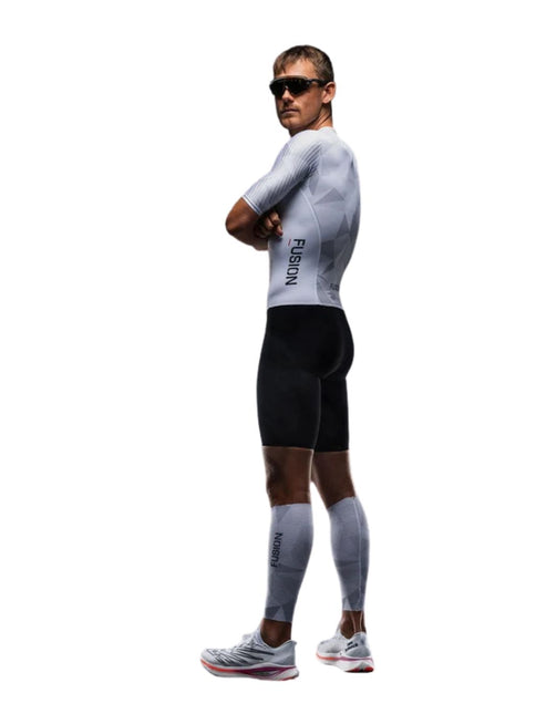 FUSION | TEMPO ONE Trisuit | Heren | White / Grey