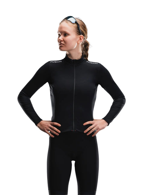 FUSION | TEMPO PRO Cycling Jacket | Dames | Black