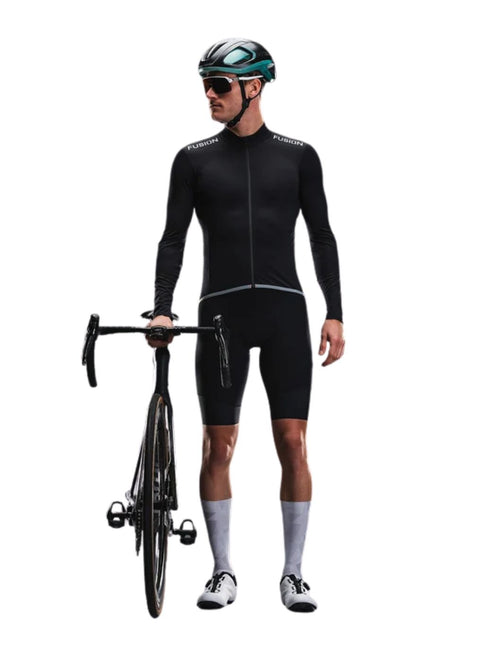 FUSION | TEMPO PRO Cycling Jacket | Heren | Black