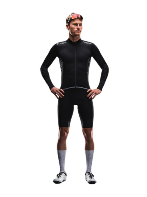 FUSION | TEMPO PRO Cycling Jacket | Heren | Black