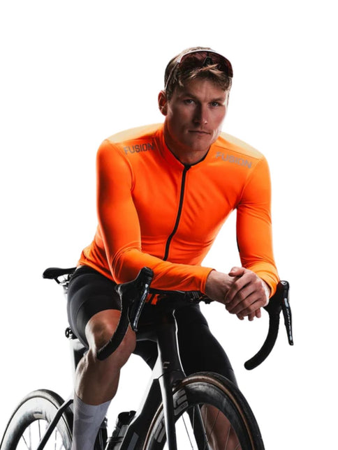 FUSION | TEMPO PRO Cycling Jacket | Heren | Orange