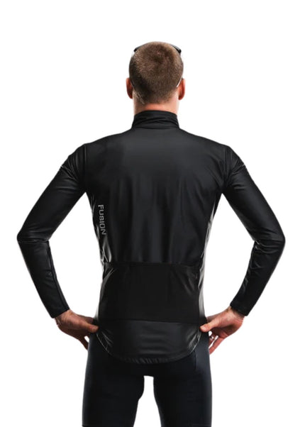 FUSION | TEMPO Rain Cycling Jacket | Unisex | Black