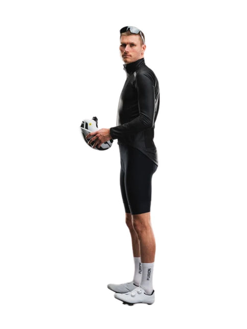 FUSION | TEMPO Rain Cycling Jacket | Unisex | Black