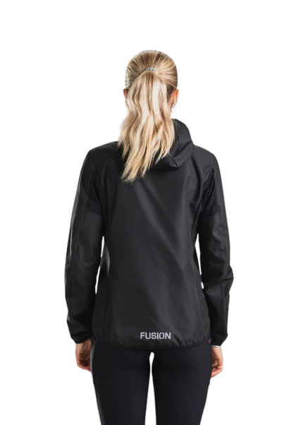 FUSION | TEMPO TWO Run Jacket | Dames | Black