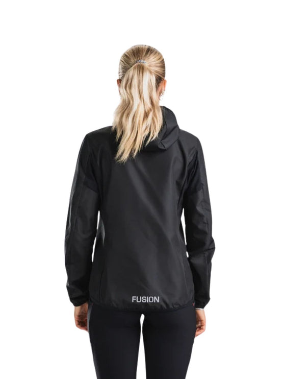 FUSION | TEMPO TWO Run Jacket | Dames | Black
